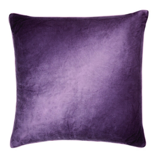Nigella Grape Square Velvet Cushion